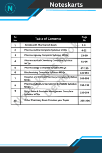 3 | Noteskarts, D.Pharma Notes PDF, D.Pharma 1st year Notes, Pharmacy Notes Noteskarts D.Pharma Exit Examination Book PDF